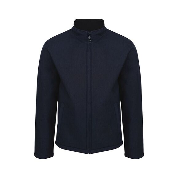 Regatta Mens Limestone Marl Soft Shell Jacket / Navy Marl